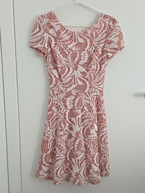 Ark & Co. Pink Fit & Flare Dress
